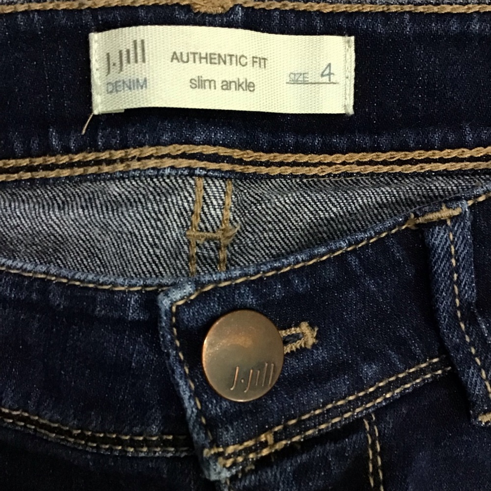 J.JILL | Authentic Fit Slim Ankle Jeans - Picture 4 of 5